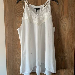 WHBM Fringe Detail Shell Top